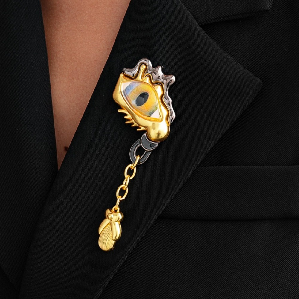 Women Accessories Jewelry - Luksusowe metalowe broszki w kształcie łezki