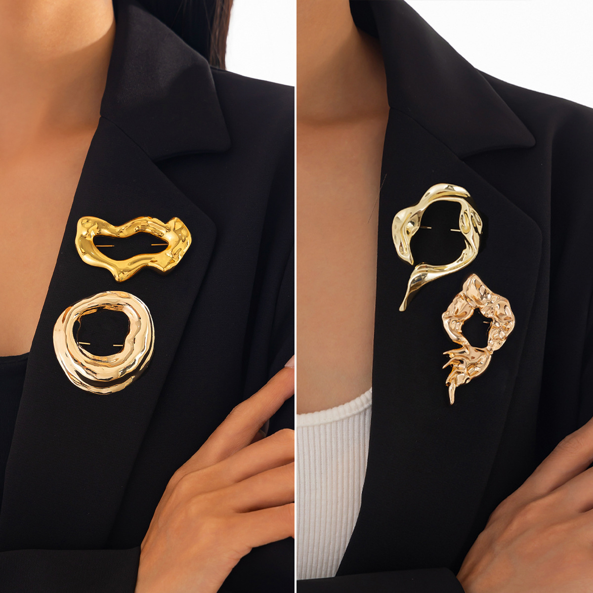 Women Accessories Jewelry - Nowe modne nieregularne broszki dla kobiet,