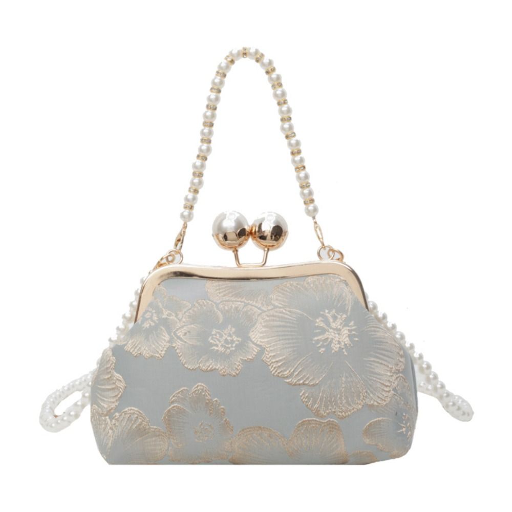 Women'S Accessories Handbags - Torebka w stylu chińskim z perłami,