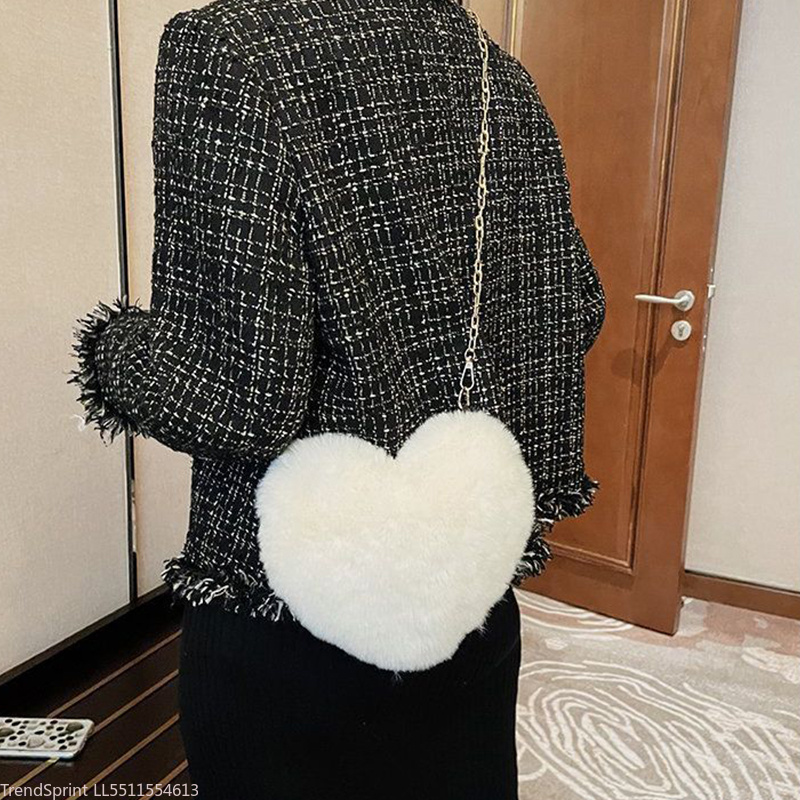 Women'S Accessories Handbags - Modna damska torebka w kształcie serca