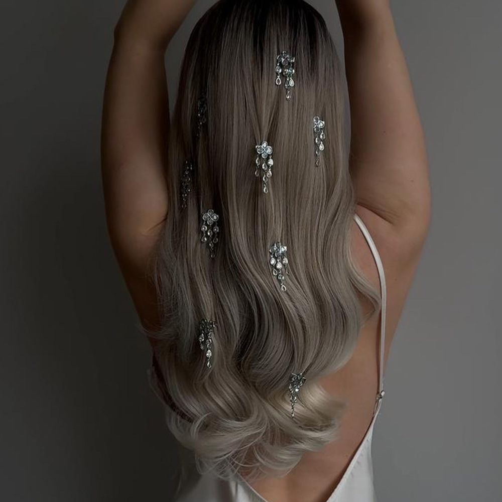 Women Accessories Dropshipping - Diamentowa spinka do włosów w kształcie