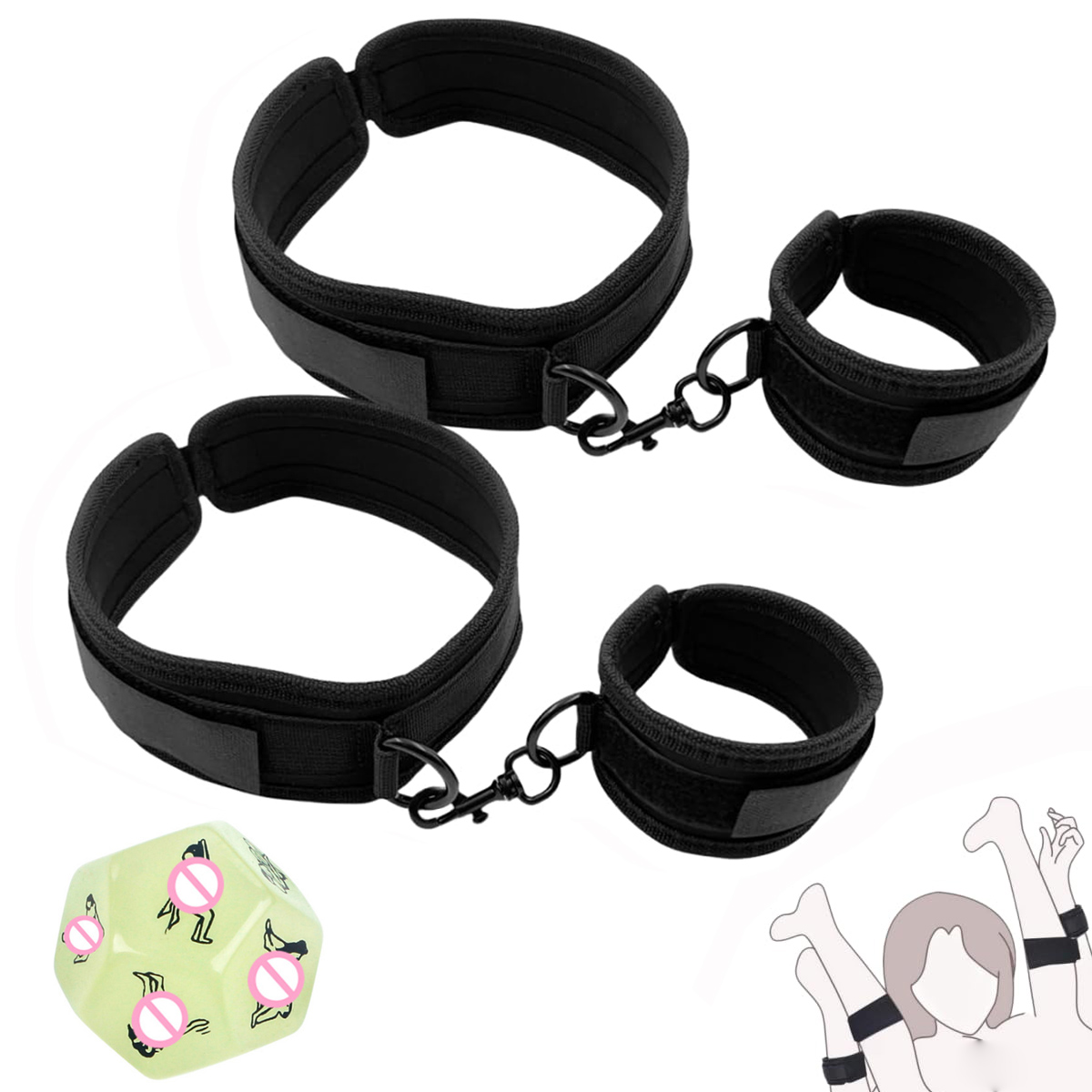 Kajdanki damskie na kostki, ka – Women'S Ankle Accessories recenzja i cena