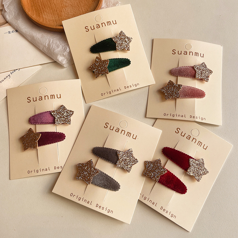 2 szt. Nowe Aksamitne Klipsy d – Women Accessories Dropshipping recenzja i cena