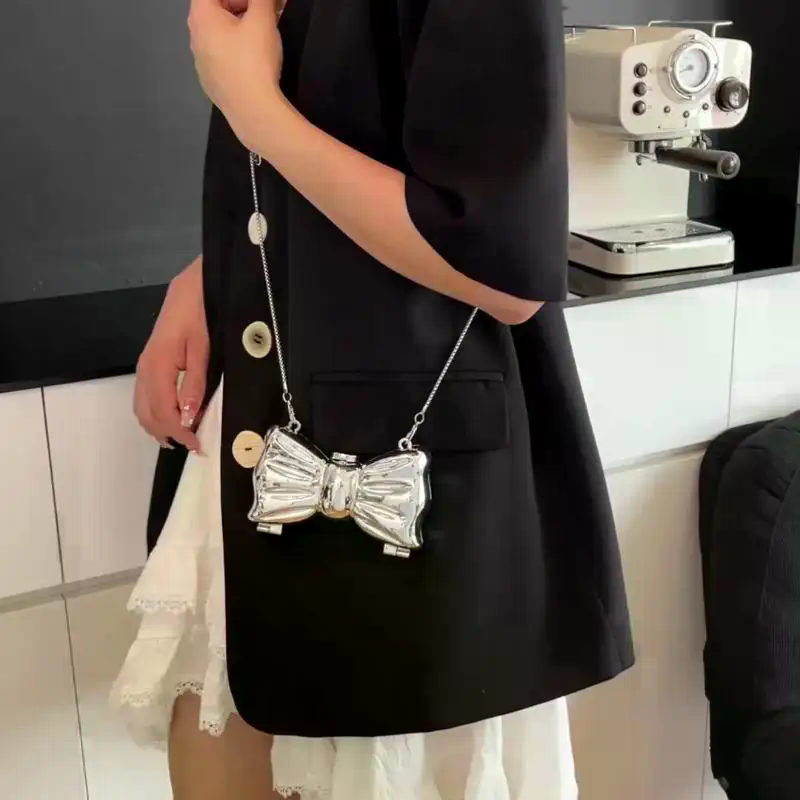 Luksusowa metalowa mini torebk – Women'S Accessories Handbags recenzja i cena