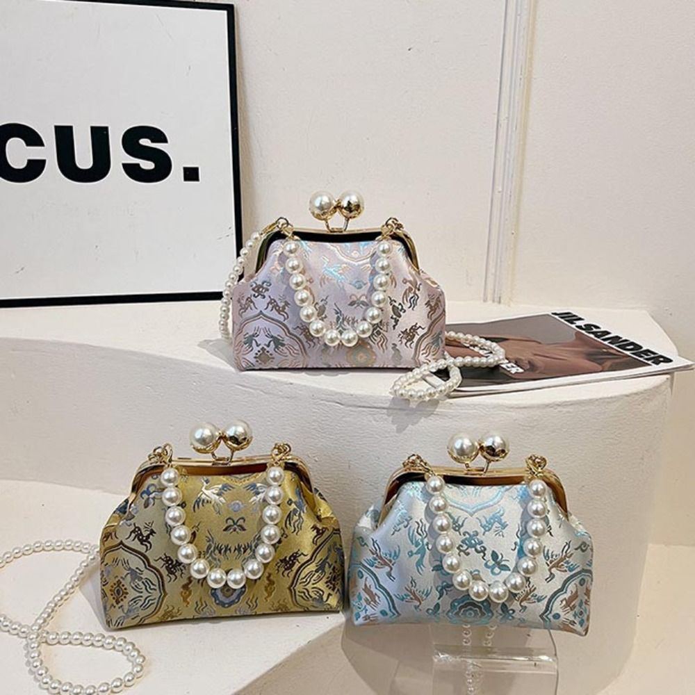 Torebka w stylu chińskim z per – Women'S Accessories Handbags recenzja i cena