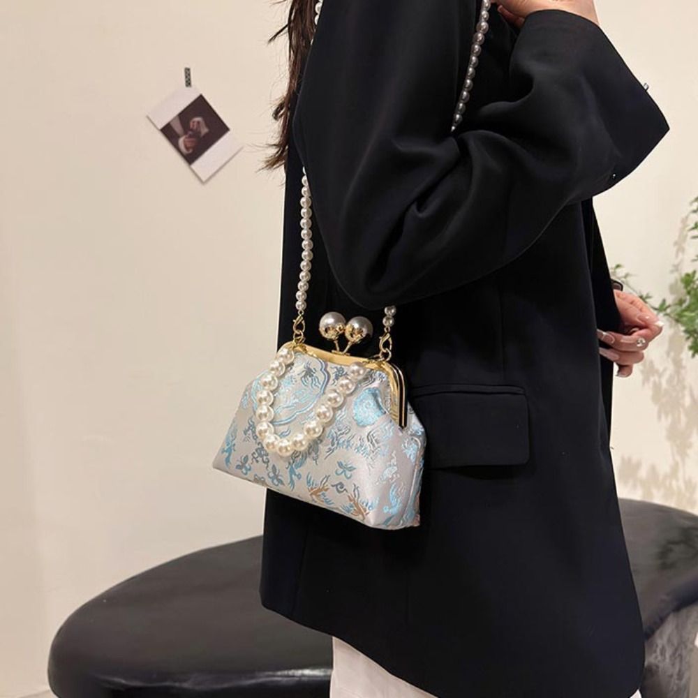Torebka w stylu chińskim z per – Women'S Accessories Handbags recenzja i cena