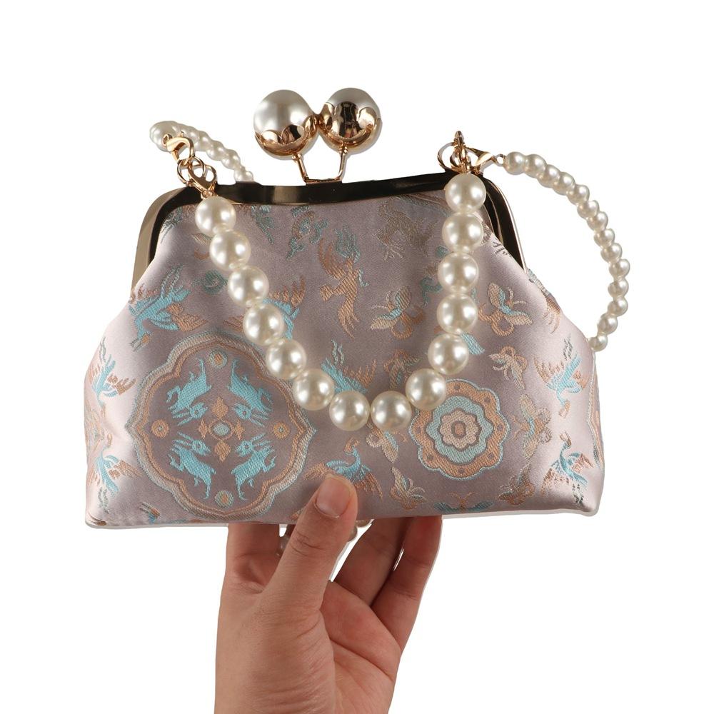 Torebka w stylu chińskim z per – Women'S Accessories Handbags recenzja i cena