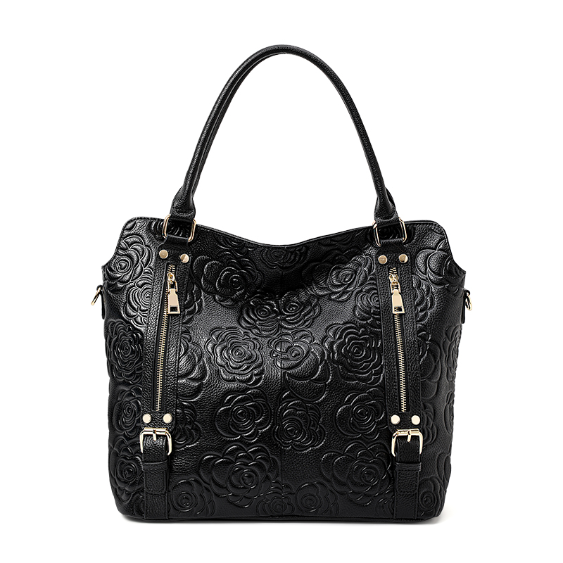 Modna torebka z tłoczonej skór – Women'S Accessories Handbags recenzja i cena