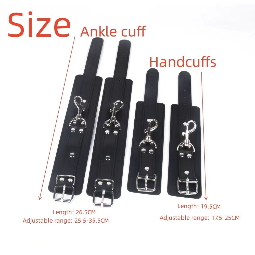 Regulowane skórzane kajdanki e – Women Accessories Combo recenzja i cena