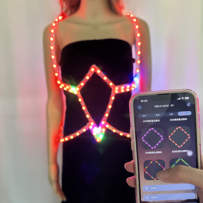 Świecący Kolorowy Pas Unisex D – Women Accessories App recenzja i cena