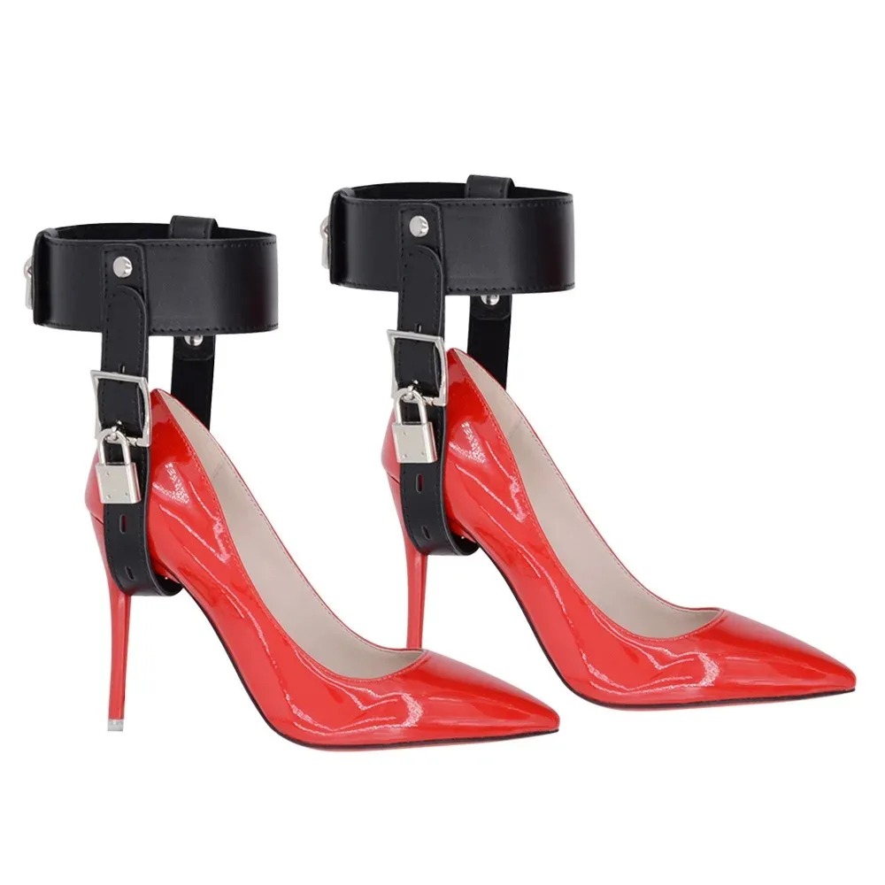 Zamykane na klucz skórzane pas – Women'S Ankle Accessories recenzja i cena